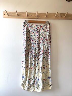 Vintage floral maxi skirt